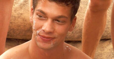 Jim, Paul, Vadim Farrell, Julien Hussey, Jason, Harris Hilton, Erik, Michael Arnett in hot orgy