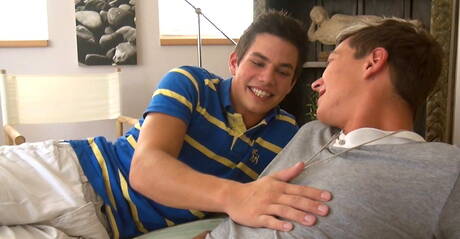 Belami Online: Hot czech boys beefcake Adam Archuleta and superstud Johnny Bloom have a hot couple scene