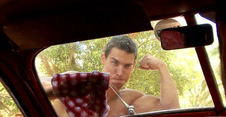 I gay sexy Kris Evans, Kevin Warhol e Manuel Rios scopano all