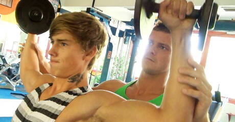 Belami Online: Czech stars husky guy Kevin Warhol and bull Derek Raser in hard anal sex