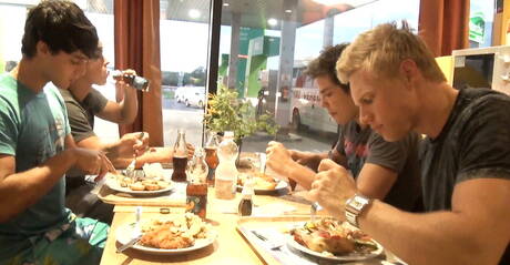 Hot Kevin Warhol, Adam Archuleta and Andre Boleyn in hard threesome sex