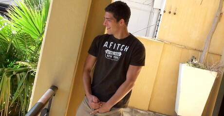 Belami Online: Sexy guys Ariel Vanean, Kevin Warhol and Jean-daniel have a hot 3some sex outdoor