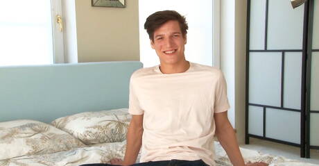 Belami Online: Muscular Timothy Shaw jerk off his cock