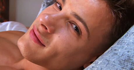 Russian tough guy Andrei Karenin wanking in shower