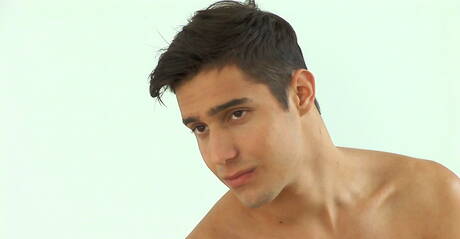 Hungarian young dude Julio Bardem masturbating