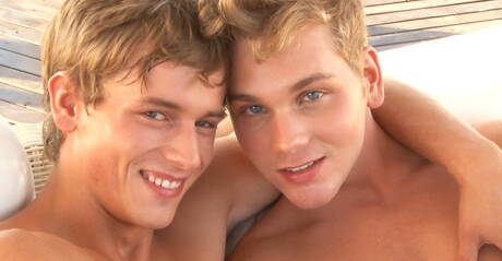 Czech beefcake Kevin Warhol and swedish muscular Lars Norgaard in hot homosexual scene in shower