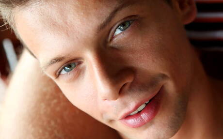 American well-built Kris Evans and slovakian hunk Rhys Jagger in blowjob scene