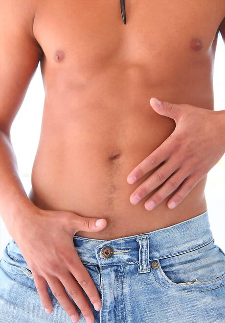 Czech tough guy Kevin Warhol having a pleasure