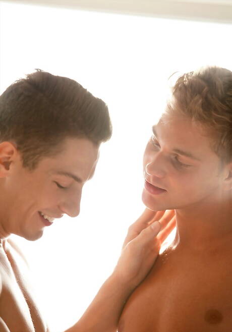 Hungarian beefy Jim Kerouac and swedish beefy Lars Norgaard fuck ass after sucking