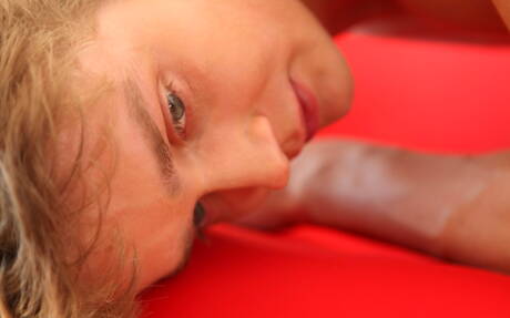 Hungarian hot twink Tom Pollock undressing and showing hot ass