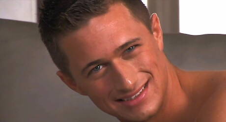 Well-built Rene wanking