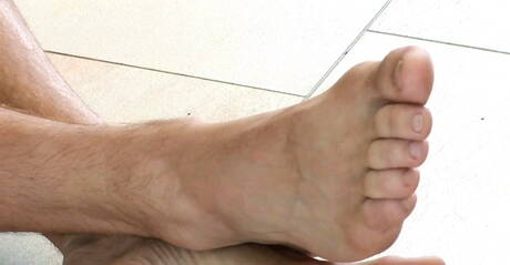 American hunk Mick Lovell playing with dick