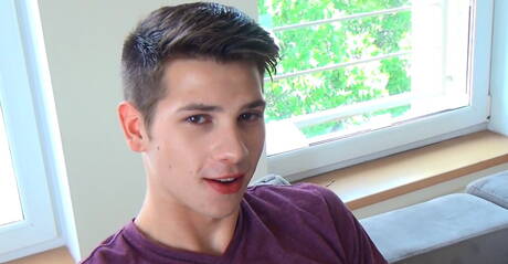 Belami Online: American hot twink Chase Austin teasing his cock