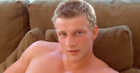 Strong bull Clint teasing his cock