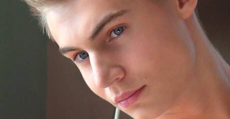 Czech stud Torsten Ullman teasing his cock