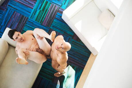 Ollie und der amerikanische Schönling Sean Zevran ficken nach dem Blowjob in den Arsch