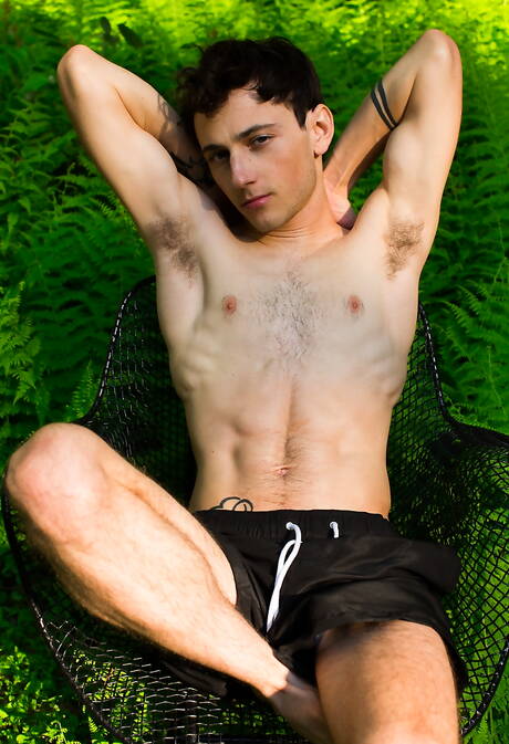 Cocky Boys: Nice american boys hunky guy Calvin Banks and young boy Cole Claire jerk off in the pool