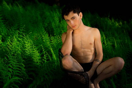 Nice american boys hunky guy Calvin Banks and young boy Cole Claire jerk off in the pool