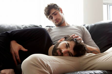 Cocky Boys: Hot american guys strongman Justin Brody and hairy stud Tegan Zayne sucking and screwing each other