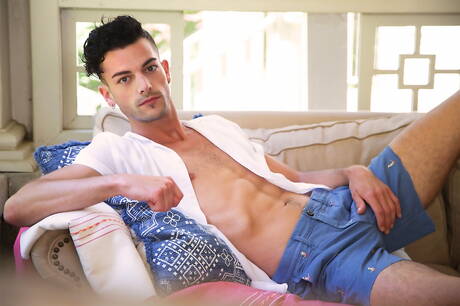 美國帥哥科里·凱恩和年輕帥哥格雷森·蘭格做愛