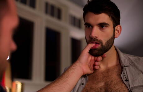 Famous americans, beefcake Alex Mecum and hairy stud Tegan Zayne fuck ass after sucking