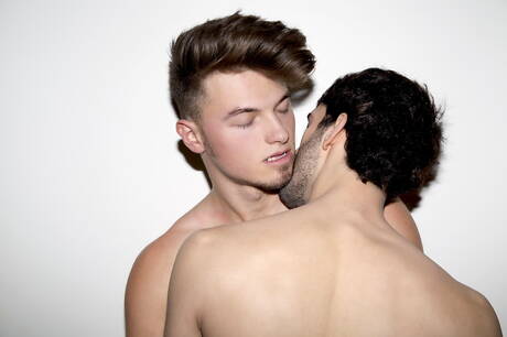 Max Holt and american hairy stud Tegan Zayne have a good sex outside