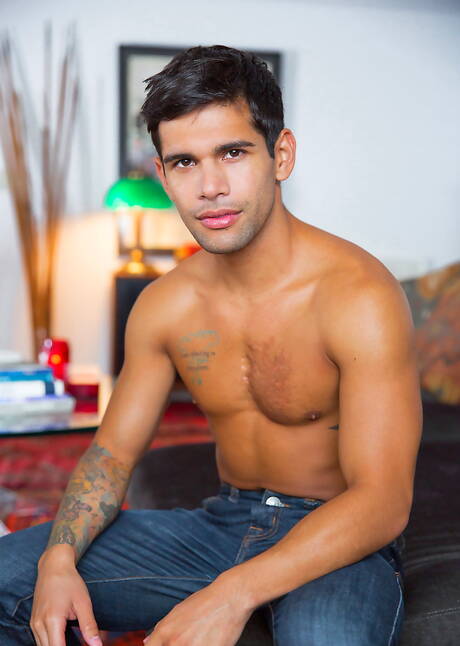 El guapo estadounidense Sean Ford y el semental peludo Ty Mitchell tienen sexo anal intenso.