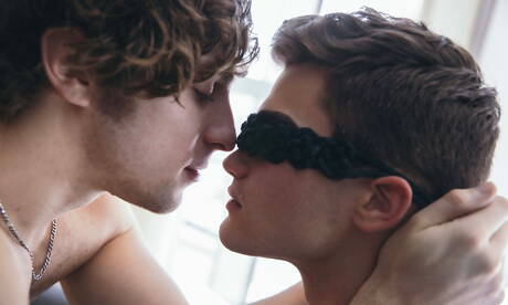 American superstud Calvin Banks and tough guy Damian Grey have a hot couple scene