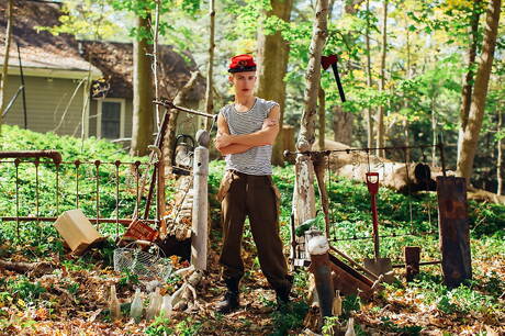 Berühmte Amerikaner, der bullige Jacen Zhu und der junge Sean Ford beim Schwarz-Weiß-Sex im Freien