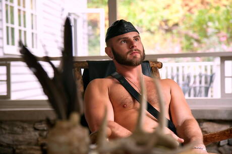 Beautiful boy Kody Stewart and american beefcake Nick Sterling in hot ass fuck action outside