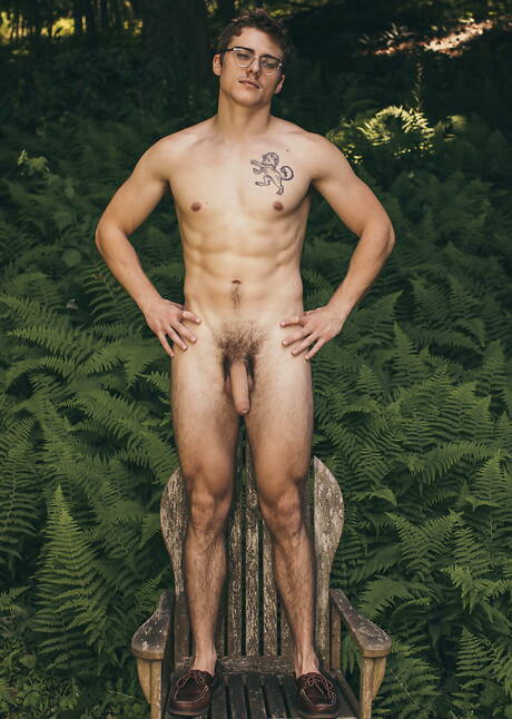 Cocky Boys: Famous americans, beefcake Blake Mitchell and well-built Nico Leon have anal sex outside