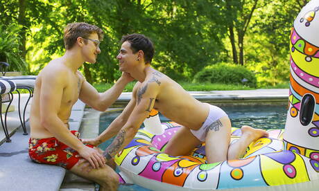 Les célèbres Américains, le beau Blake Mitchell et le beau Levi Karter s