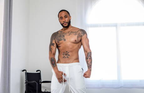 Icon Male: Hot americans, superstud Michael Roman and muscular Jaxx Maxim in hot homosexual action