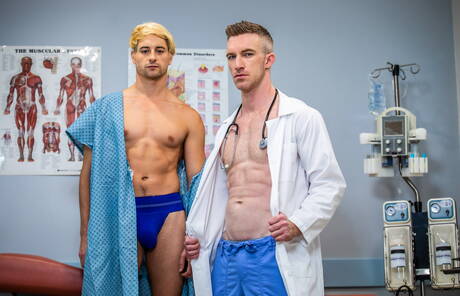 Heiße Amerikaner, Hengst Nick Fitt und Superhengst Taylor Reign in heißer Homosexuellenszene