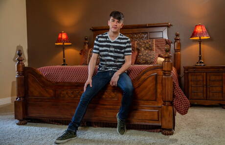 Icon Male: American pretty boy Andy Taylor and well-built Johnny B posing nude and showing tight butt