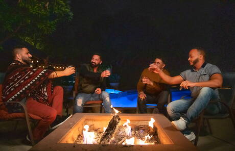 Black husky guy Dillon Diaz and  Johnny B fuck interracial ass after sucking cock outside