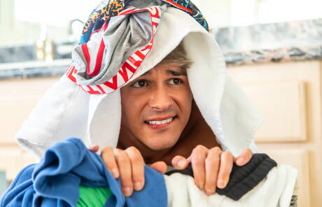 American twink Andy Taylor and french superstud Chris Damned get naked and showing ass