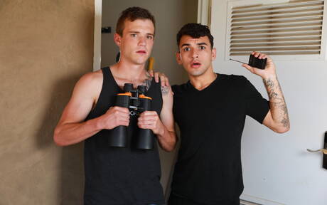 Next Door Studios: Hot american dudes beefcake Scott Finn and hunky guy Daniel Greene have a hot sex