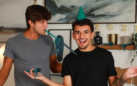 Two american boys hunky guy Elliot Finn and hunky guy Daniel Greene in hot homosexual action