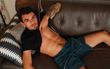 Two american boys hunky guy Elliot Finn and hunky guy Daniel Greene in hot homosexual action