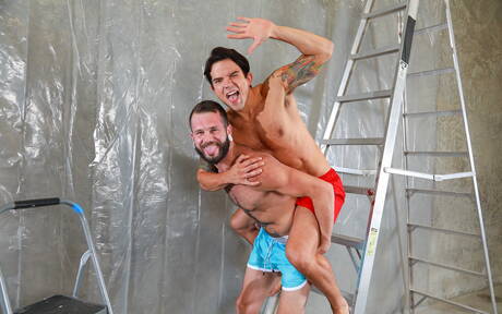 Der nette amerikanische Superhengst Johnny Hill und der bullige Dakota Payne lieben sich