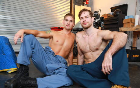 Les beaux garçons américains David Skylar et l