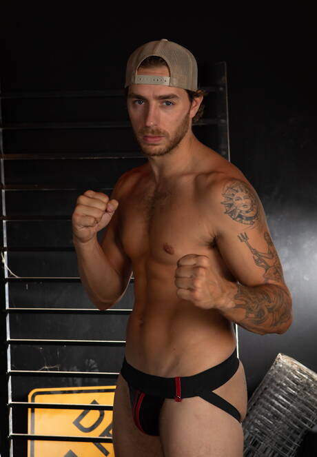 Next Door Studios: Two american boys tough guy Carter Woods and young dude Dacotah Red love each other