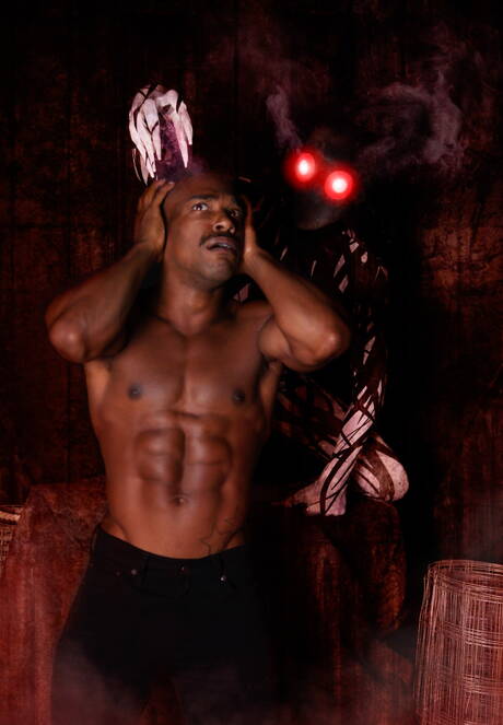 American pornstars hunk Johnny Hill and husky guy Adrian Hart in hard interracial anal sex