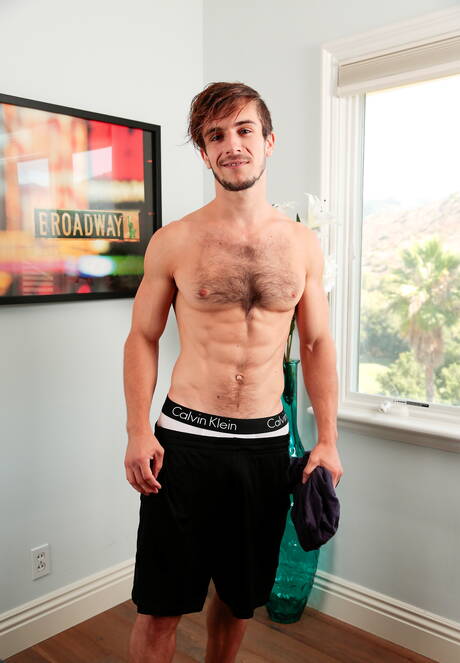 Hot american guys hairy stud Donte Thick and muscular Will Braun make a love