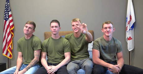 Next Door Studios: Ryan, Blake Effortly, Phoenix, Logan Lane in hot bang