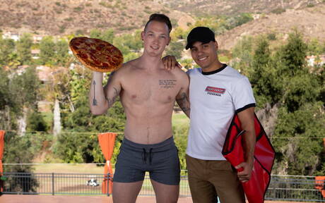 Next Door Studios: American pornstars strongman Jackson Cooper and hunk Anthony Moore make a love outdoor