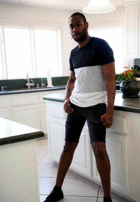 Nice american boys hunk Armond Rizzo and husky guy August Alexander drilling an ass in kitchen