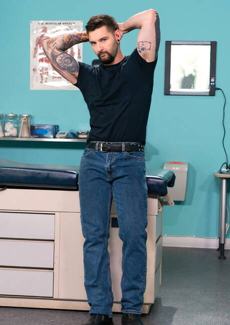 Fisting Central: Nasty buddies Drew Sebastian, Teddy Bryce and Drew Dixon have 3some anal sex with fisting