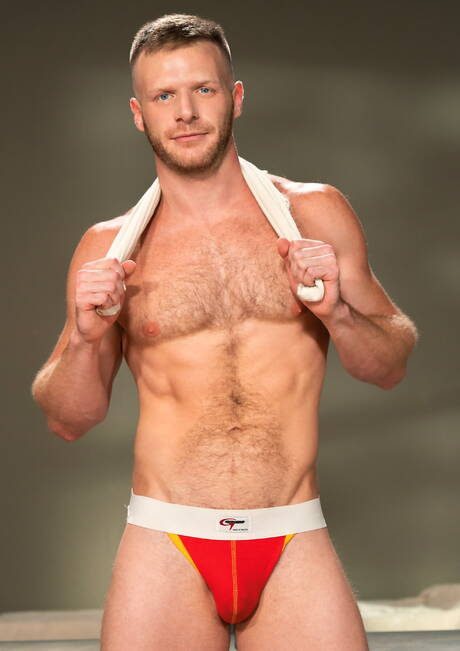 American hunky guy Brian Bonds and  Luka Sage licking ass and fisting